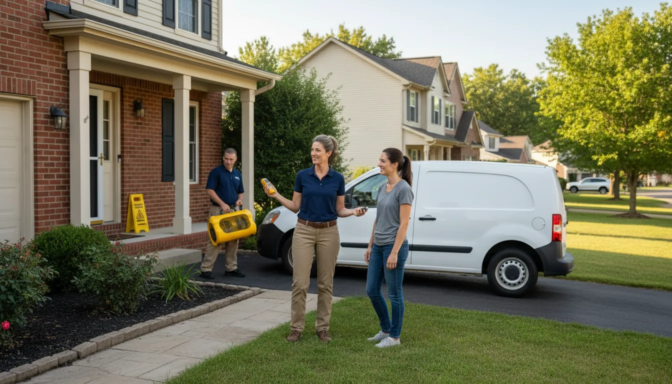 Water restoration image for Water Damage & Restoration Services in Abingdon, MD